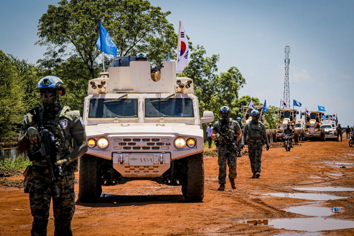 UN Peacekeeping UNMISS South Sudan Korea roads