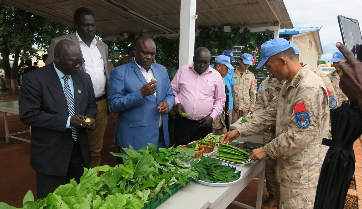 UNMISS World Environment Day recycle compost agriculture sustainable plastic pollution south sudan china