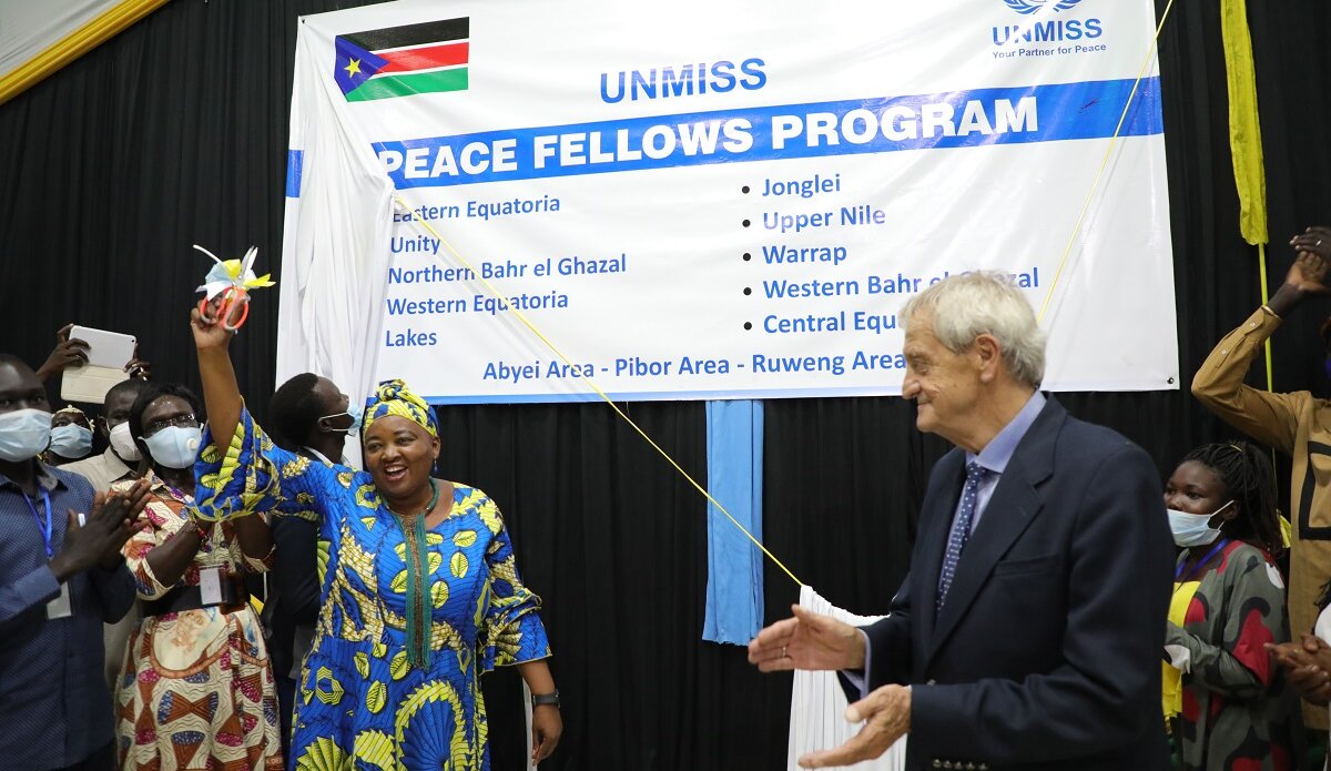 UNMISS reconciliation Peace Fellows Government South Sudan peacekeepers peacekeeping peacebuilding 