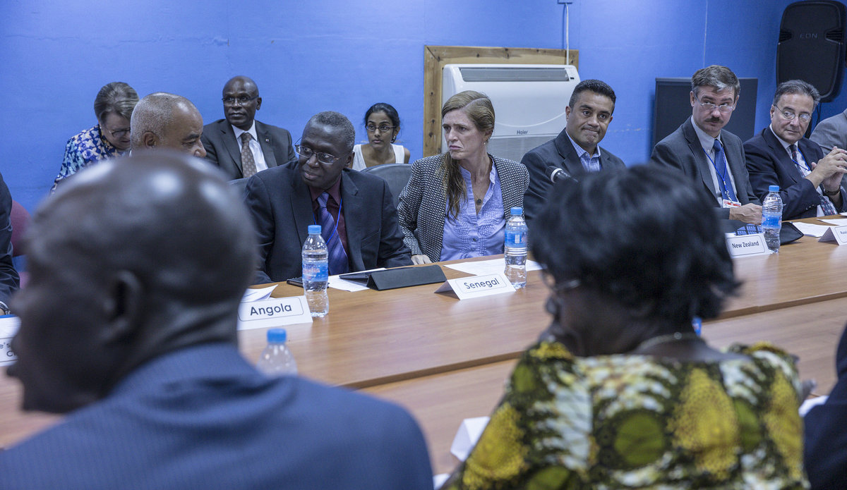 UN Security Council Delegation meets with South Sudan Civil Society 