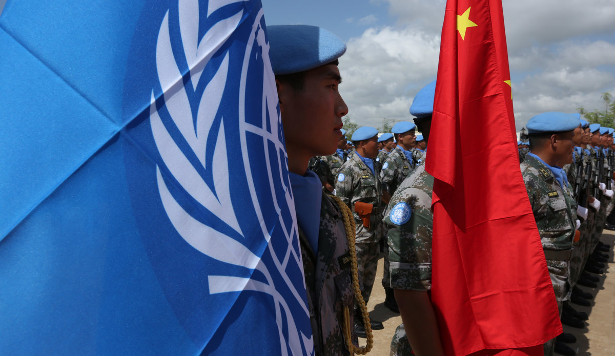 Chinese Peacekeeping Battalion Awarded UN Medal For Service | UNMISS