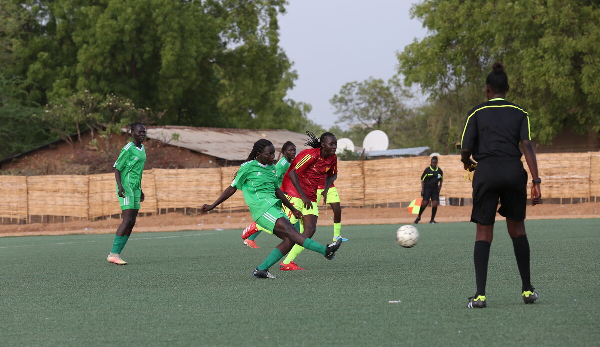 UNMISS south sudan gender equality youth women peace security sports peacebuilding juba 