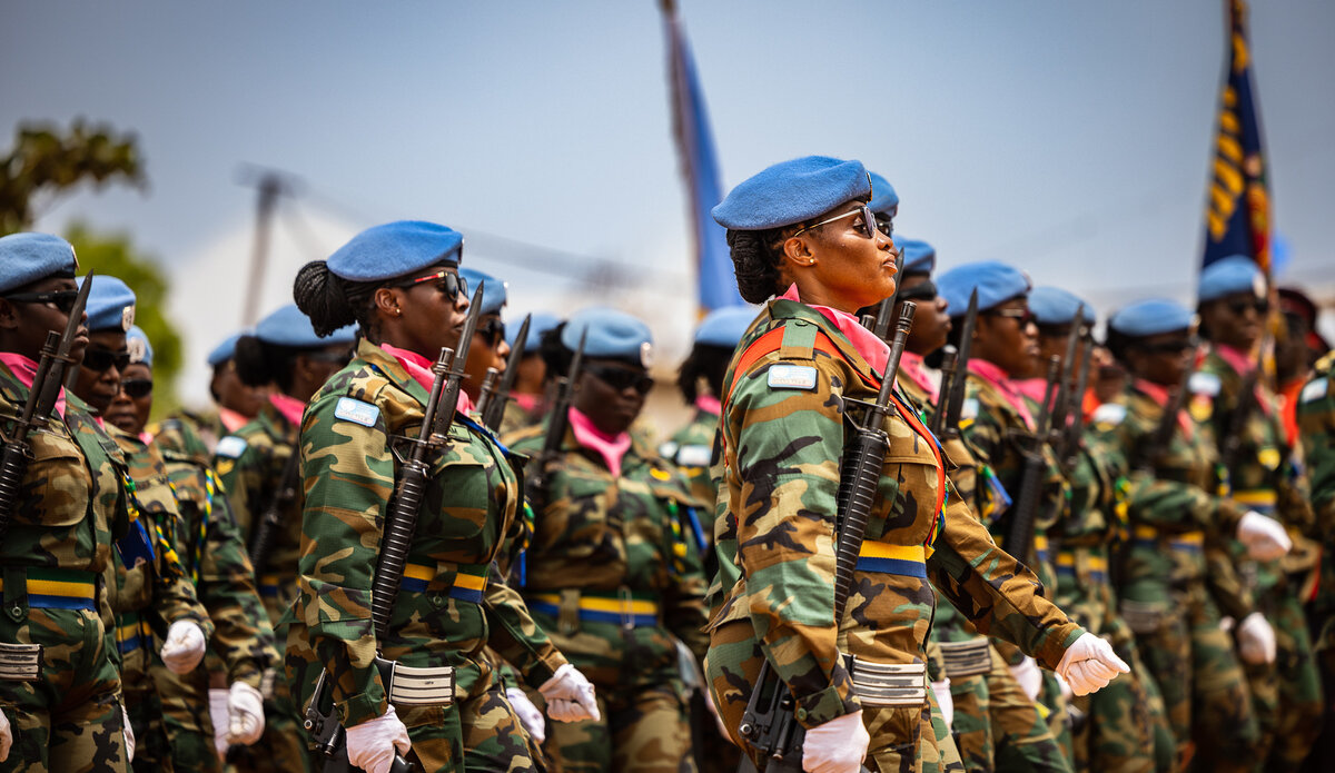 UNMISS ghana medal parade bentiu unity floods south sudan UN unpeacekeeping peacekeepers peace security 