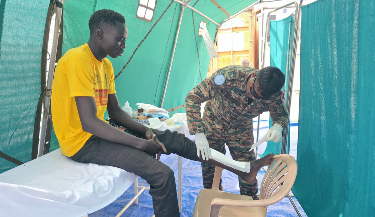  india peace protection civilians displaced malakal conflict medical peacekeepers peacekeeping un united nations upper nile south sudan unmiss