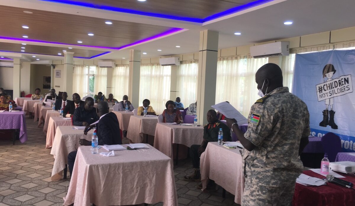 unmiss south sudan children armed forces groups action plan committees implementation delisting