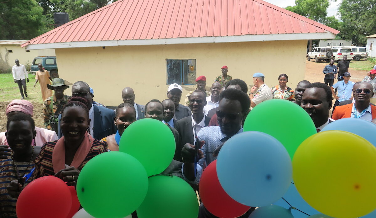 unmiss south sudan jonglei bor legislative assembly hall quick impact project