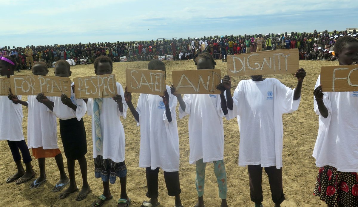 Bentiu residents urged to promote unity and love on International Day of Peace