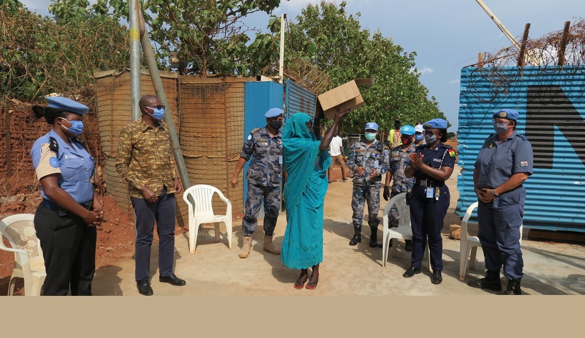 unmiss south sudan protection of civilians UNPOL humanitarian assistance Wau peacekeepers peacekeeping COVID-19 facemasks Coronavirus