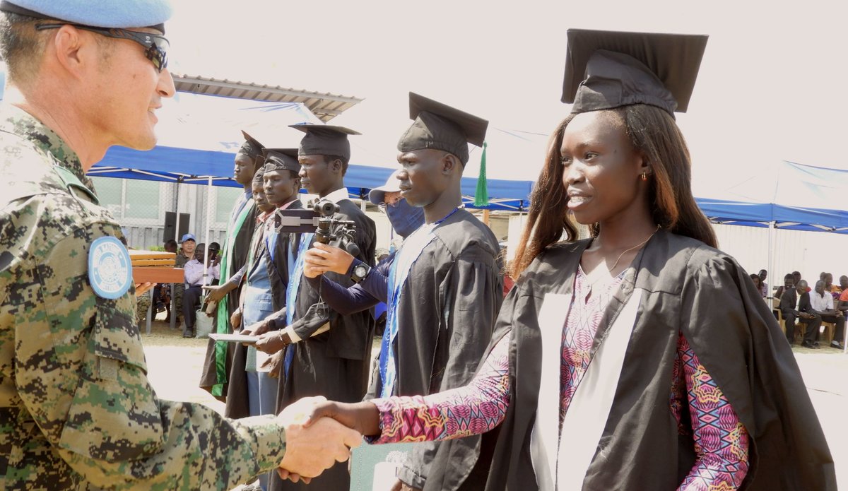 Dozens of students graduate from UN mission’s training centre in Bor