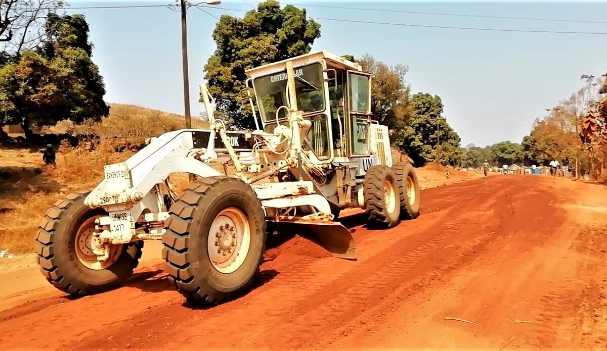 unmiss south sudan road rehabilitation western equatoria state mundri yambio access markets trade school education