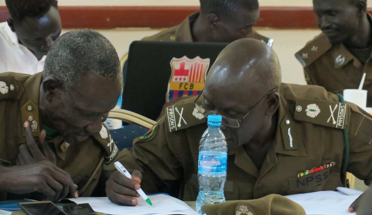 unmiss south sudan juba reformatory school corrections officers rule of law justice system