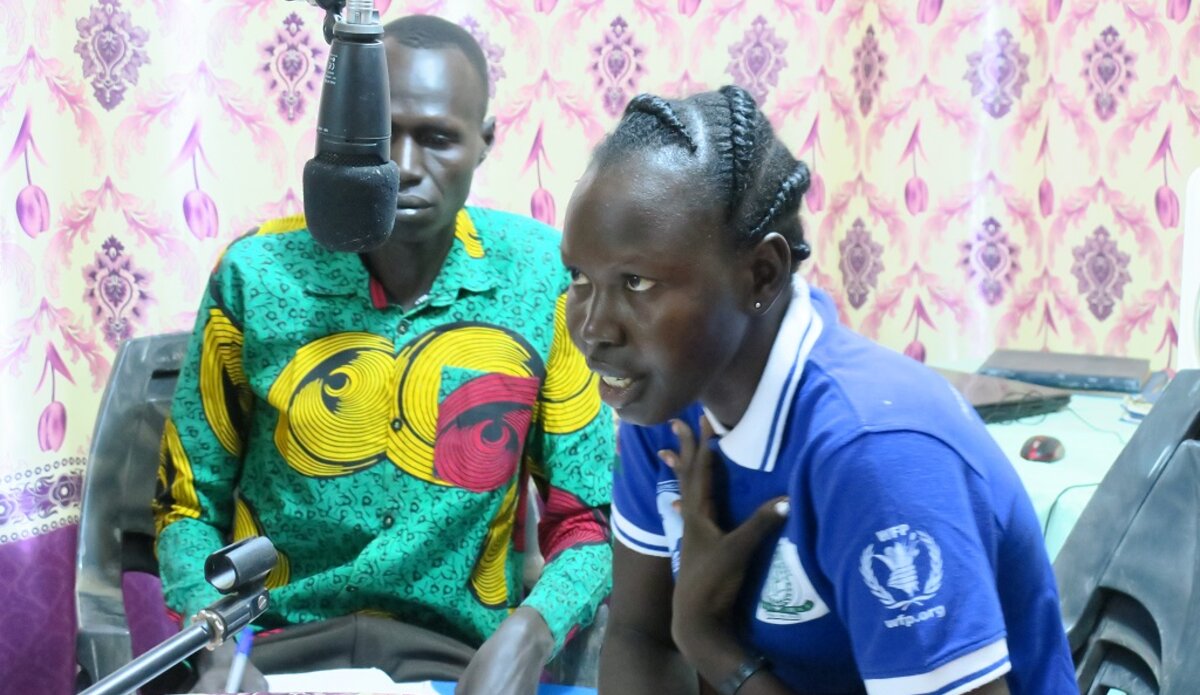 unmiss south sudan aweil northern bahr el ghazal radio media gender based violence prevention awareness