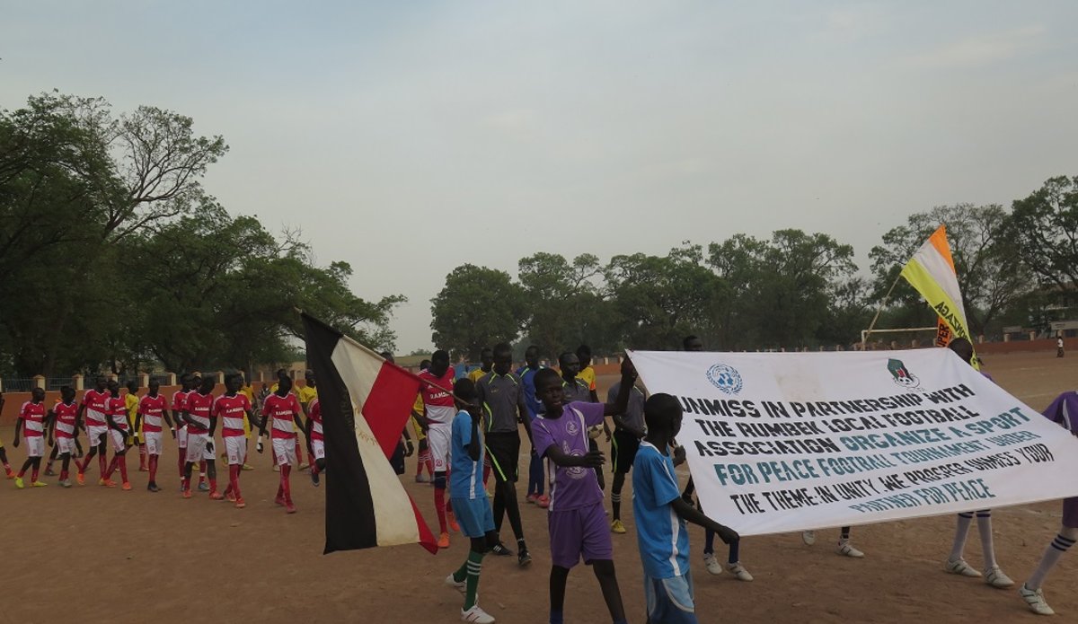 Gonzaga FC wins UNMISS peace cup in Rumbek South Sudan sports