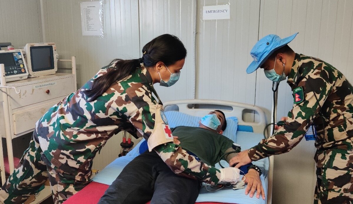 UNMISS International Day of UN Peacekeepers COVID-19  South Sudan Peacekeepers Nepal Doctor