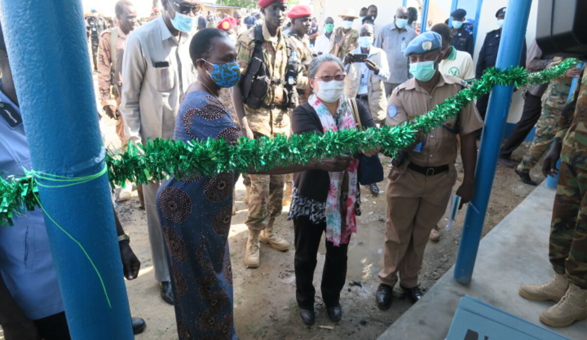 UNMISS hands over police station in Rubkona County, Unity State