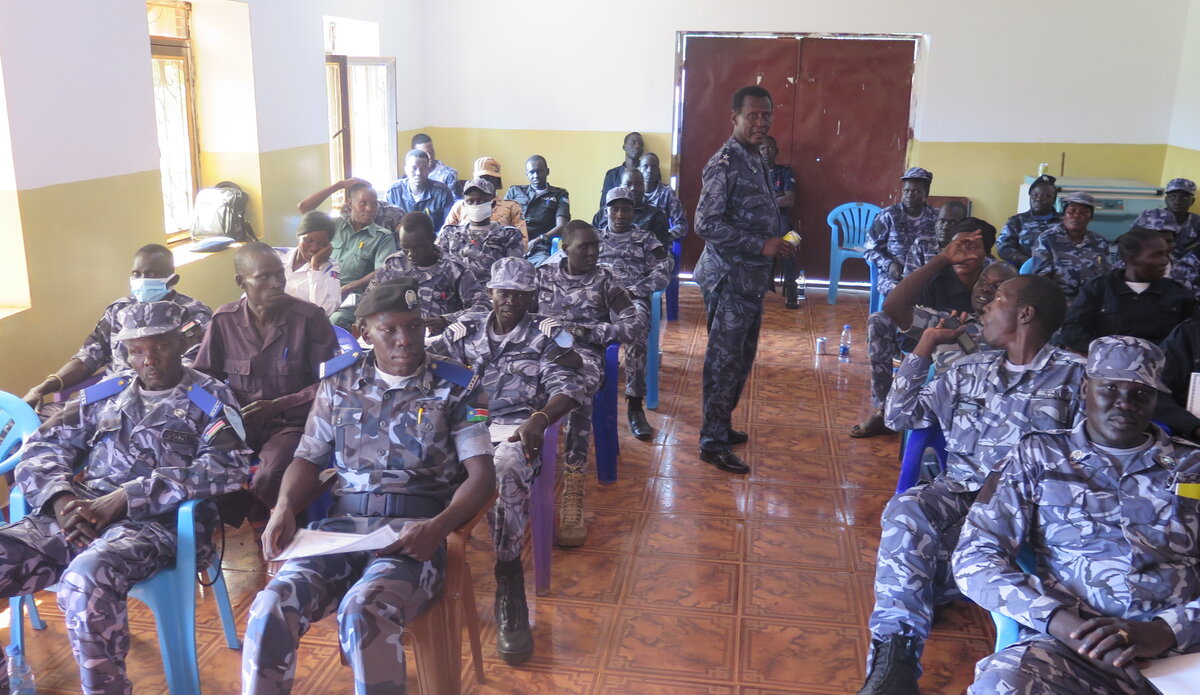 unmiss unpol training capacity building wau south sudan protection of civilians