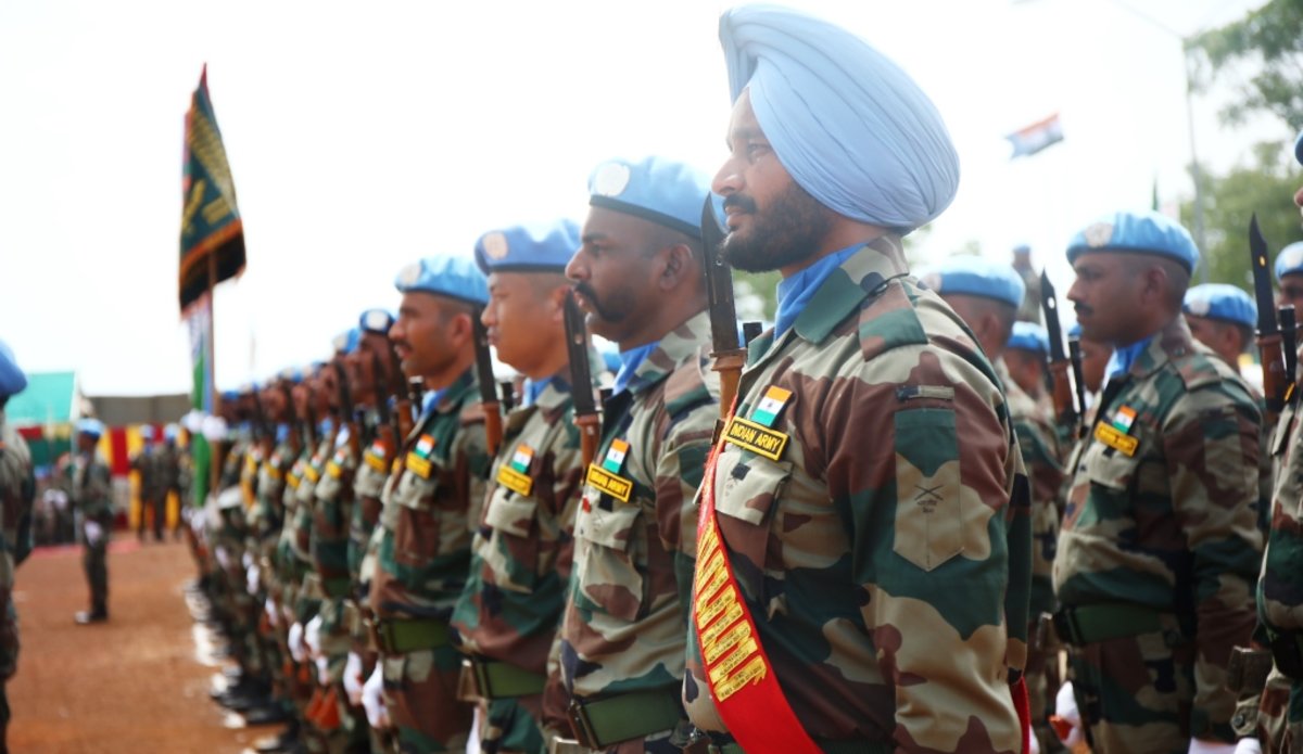 India medal parade peacekeepers UNMISS South Sudan protection of civilians 29 June 2018
