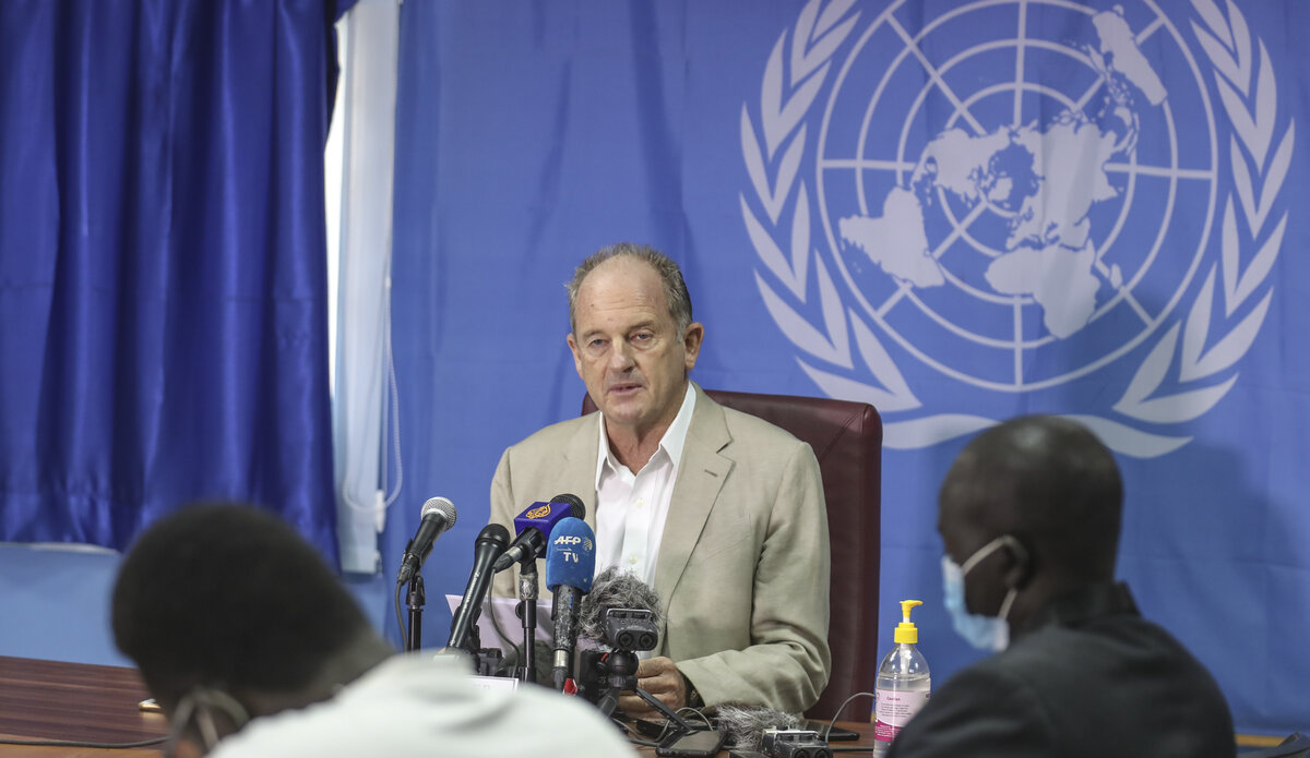 UNMISS David Shearer Press Conference Juba