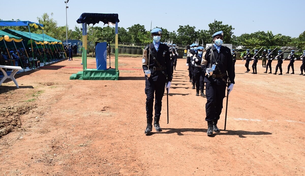 UNPOL police UNMISS South Sudan Protection of Civilians Medal Parade Rwanda