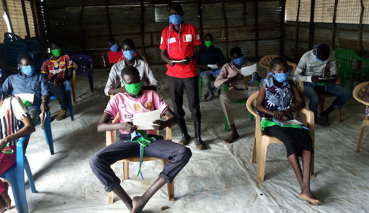 unmiss south sudan malakal covid-19 face masks donation protection of civilians