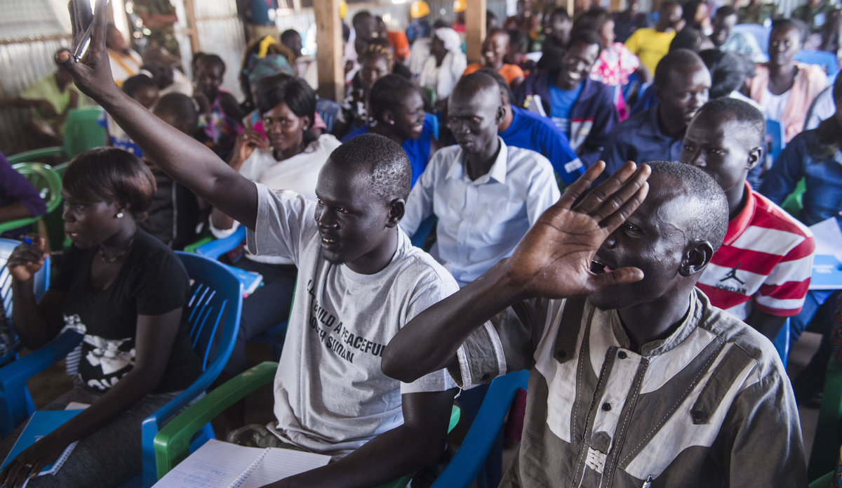 Local actors help explain UN mandate to internally displaced South Sudanese people