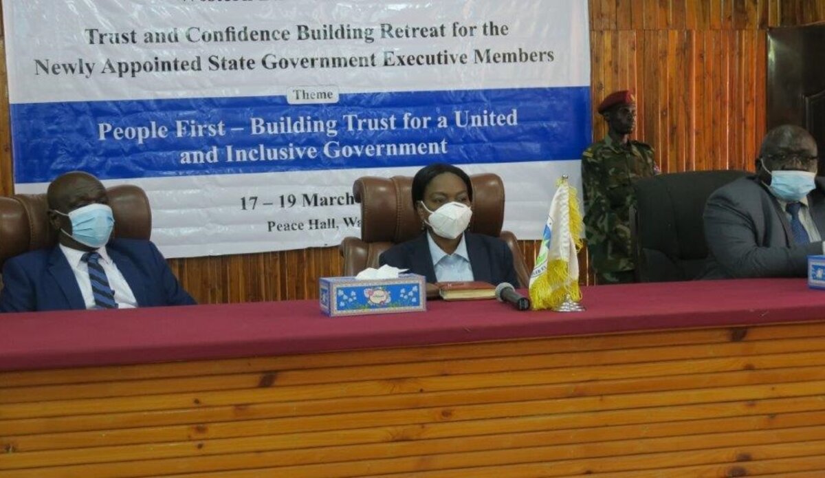 unmiss south sudan wau politicians retreat trust and confidence building revitalized peace agreement lack of female representation