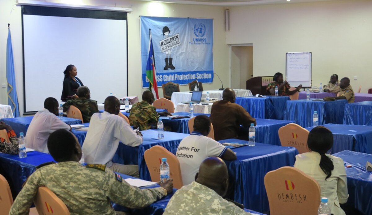 unmiss south sudan juba child protection grave violations armed forces