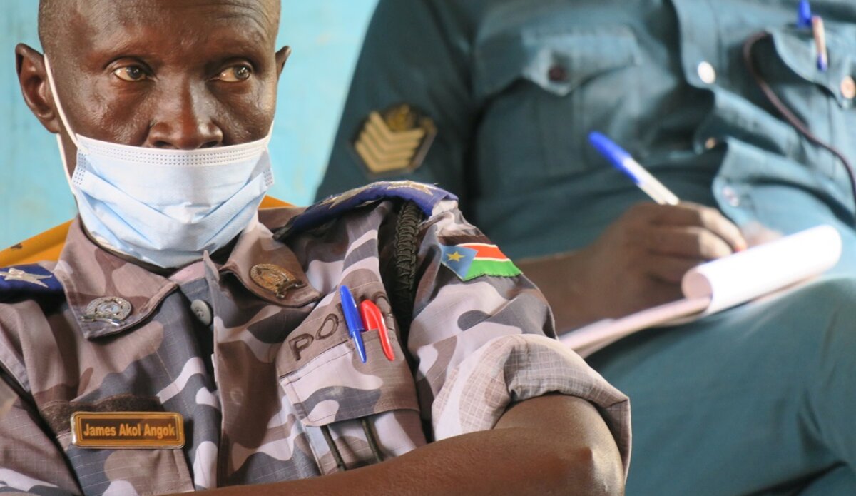 unmiss south sudan aweil unpol training trust building human rights crime prevention leadership