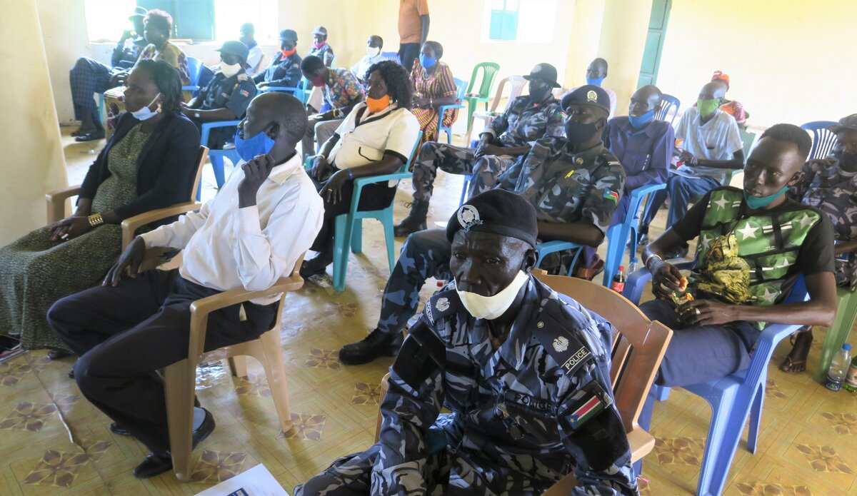UNMISS protection of civilians UNPOL community policing Warrap south sudan