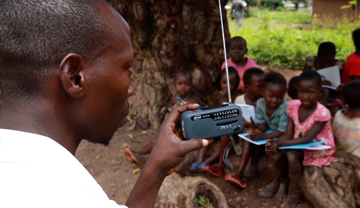 UNMISS South Sudan Peacekeepers Yambio Village COVID-19 Coronavirus Peacekeeping Radio Miraya solar-powered radios education