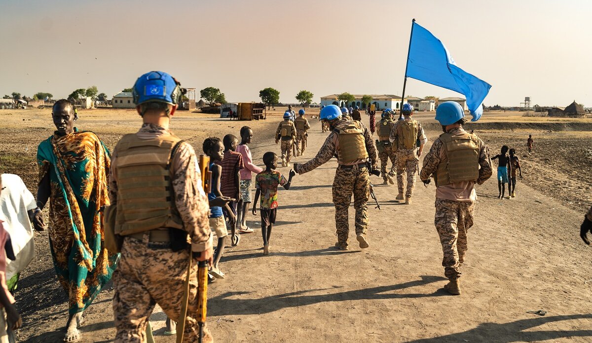 UNMISS Strengthens Protection Of Civilians In Northern South Sudan UNMISS   Pks Kids Flags 