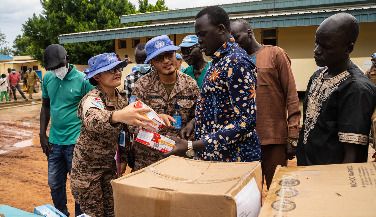 unmiss protection of civilians bentiu south sudan mongolia malaria united nations un peacekeeping peacekeepers
