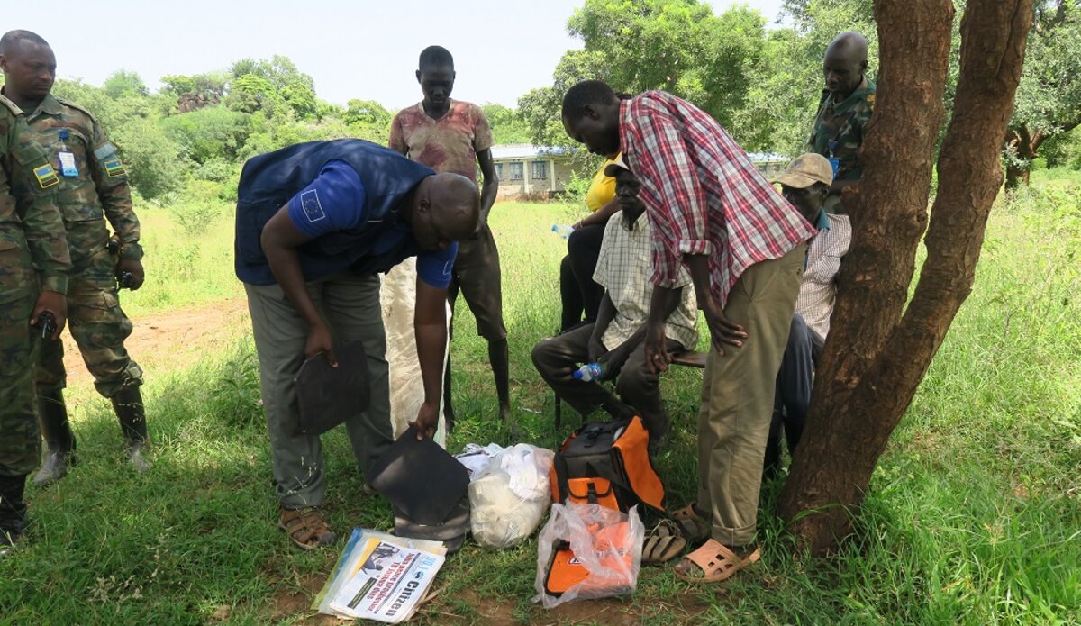 unmiss south sudan eastern equatoria lafon county local communities food security humanitarian partner ambush stolen goods recovered