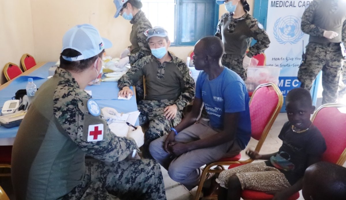 unmiss jonglei anyidi medical services south korea south sudan veterinary protection of civilians