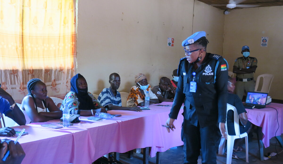 UNMISS protection of civilians UNPOL community policing law and order human rights torit eastern equatoria