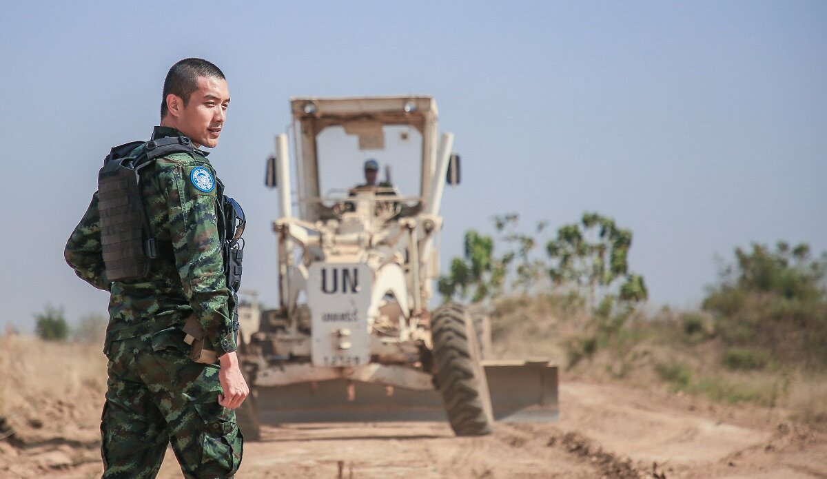 UNMISS protection of civilians protection roads South Sudan peacekeepers International Day of UN Peacekeepers peacekeeping durable peace Thailand