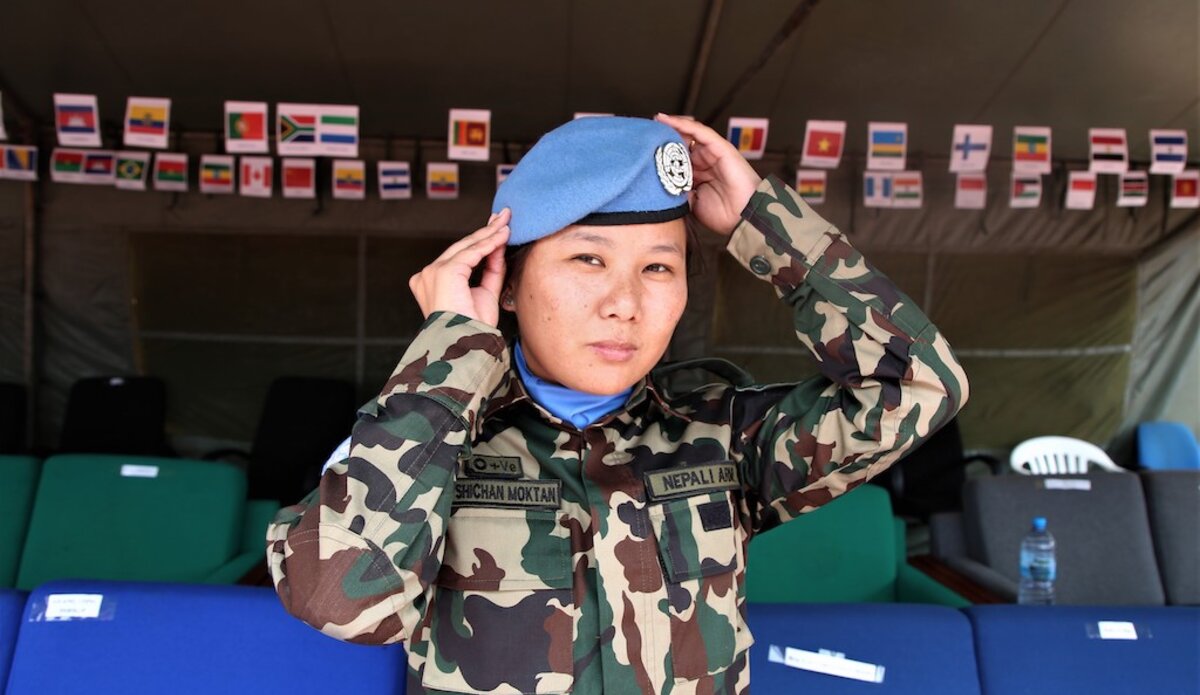 unmiss south sudan nepal peacekeepers un medal dsrsg rumbek lakes state female engagement team