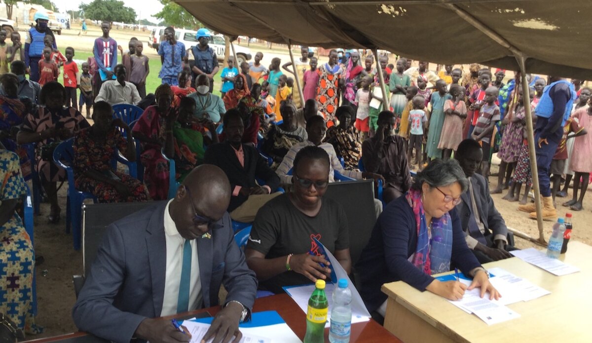unmiss south sudan unity state bentiu radio station quick impact project access to information