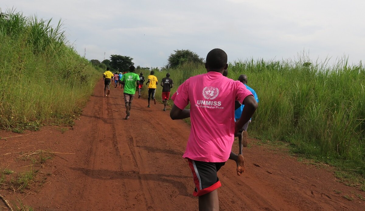 unmiss peace day marathon morobo central equatoria south sudan protection of civilians sustainable peace peacekeepers united nations peacekeeping