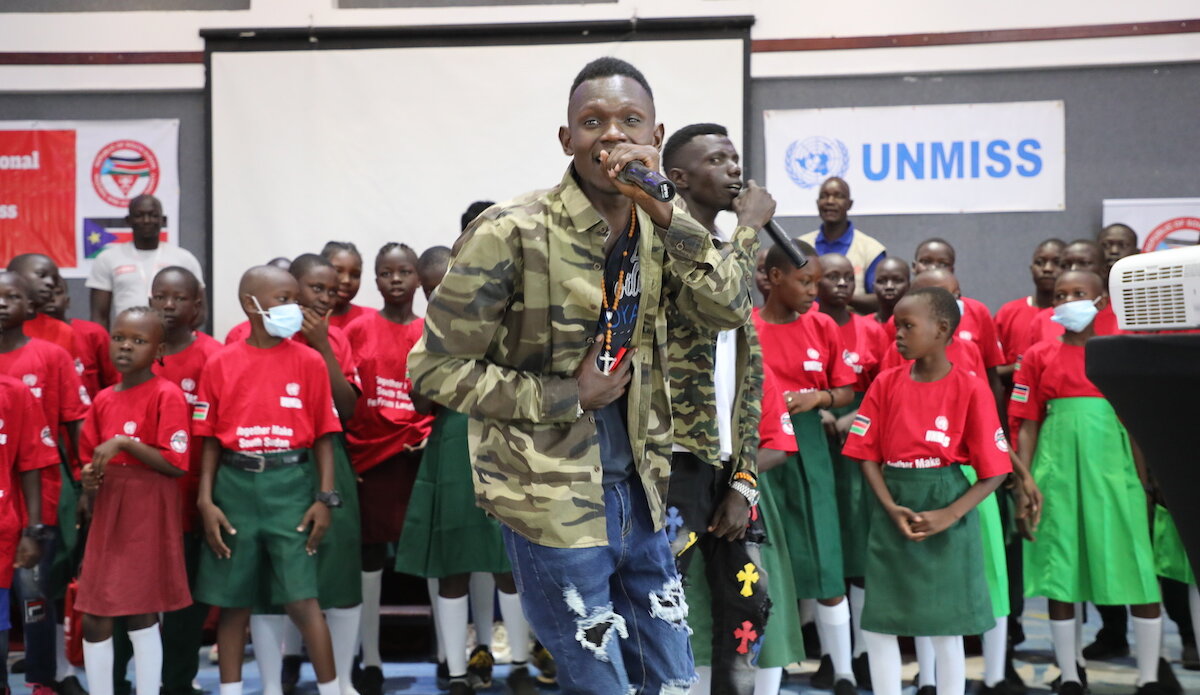 unmiss unmas south sudan juba international mine awareness day mine action cannot wait youth schools drawing competition demining nmaa