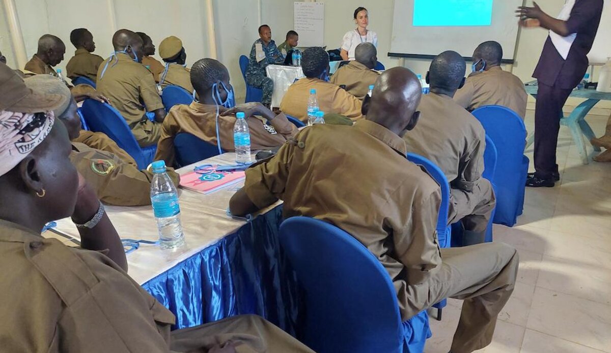 unmiss south sudan jonglei state bor corrections officers un police unpol capacity building human rights prisoners gender-based violence