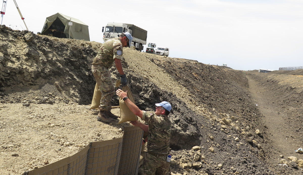 UK Troops start engineering work in Malakal Protection of Civilians Camp