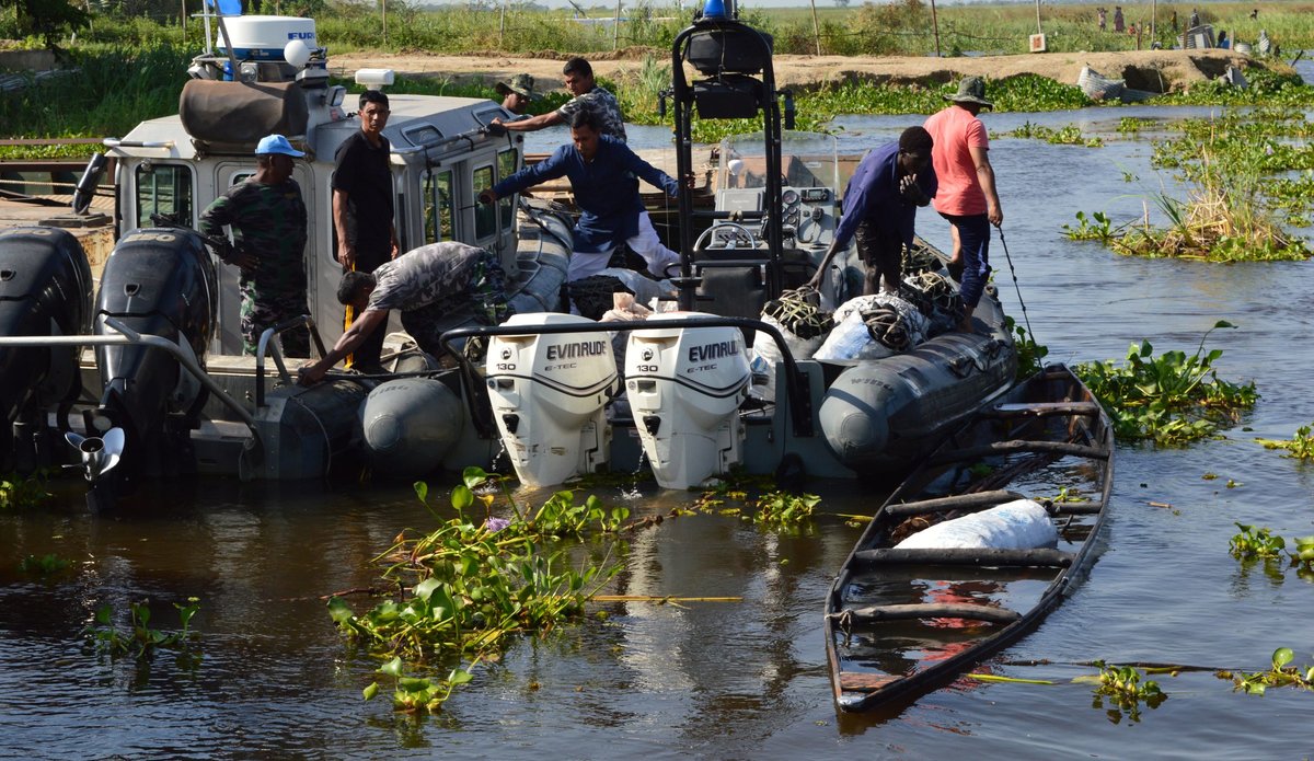 UN peacekeepers rescue capsized boat in Nile
