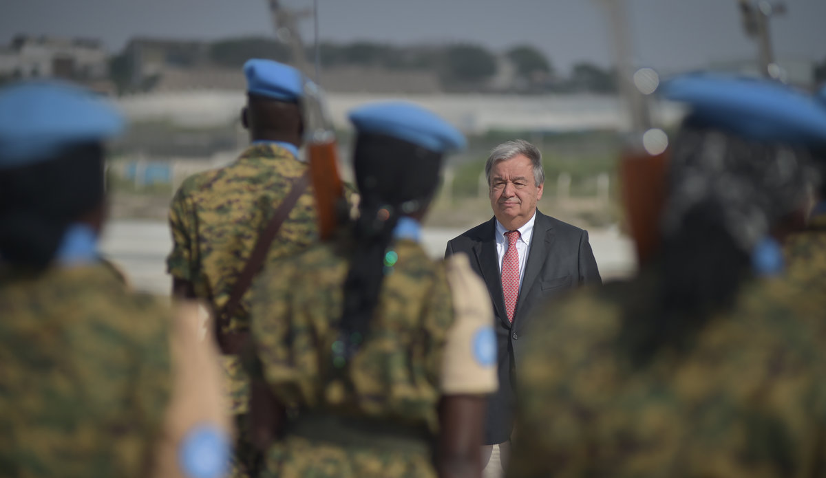 UN Secretary-General António Guterres says peace in South Sudan is “a must” 