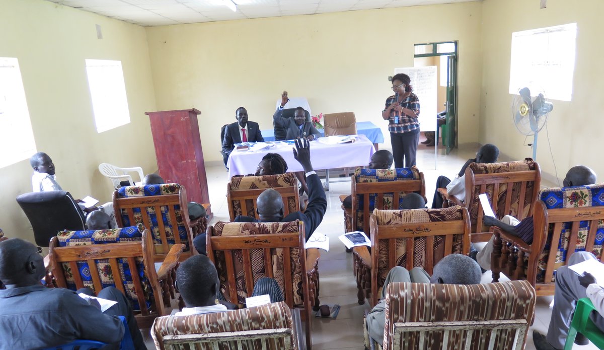 UNMISS CAD trains members of Parliament on the conduct of legislative business