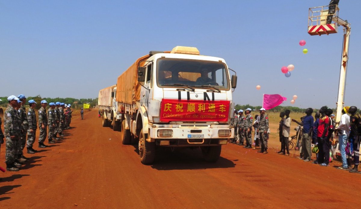 UNMISS South Sudan Wau Tonj Kuajok road rehabilitation robust nimble proactive durable peace