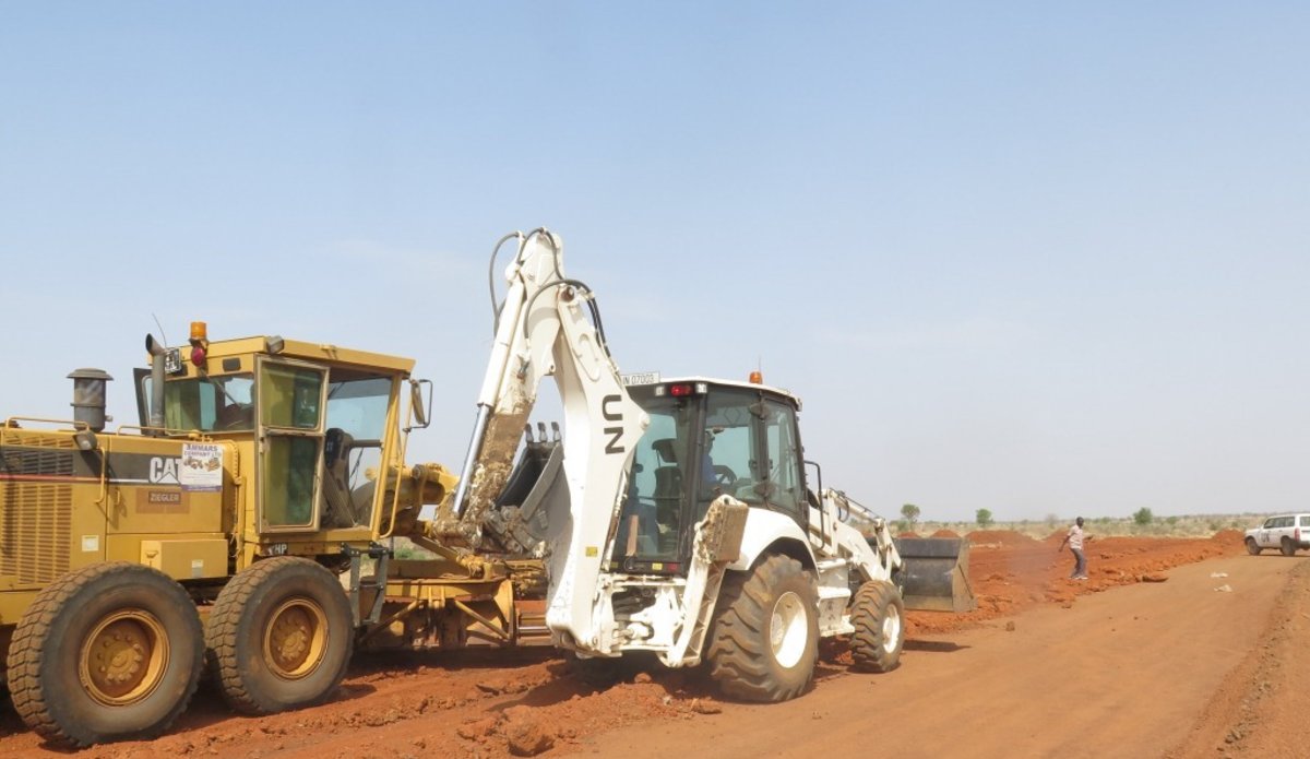 UNMISS contributes to upgrading airstrip in Torit for year-round usage
