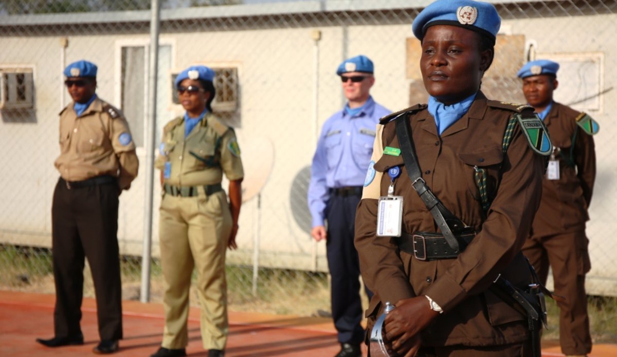 UNMISS South Sudan Malakal correction officer medal parade ceremony protection of civilians peacekeeper Tanzania
