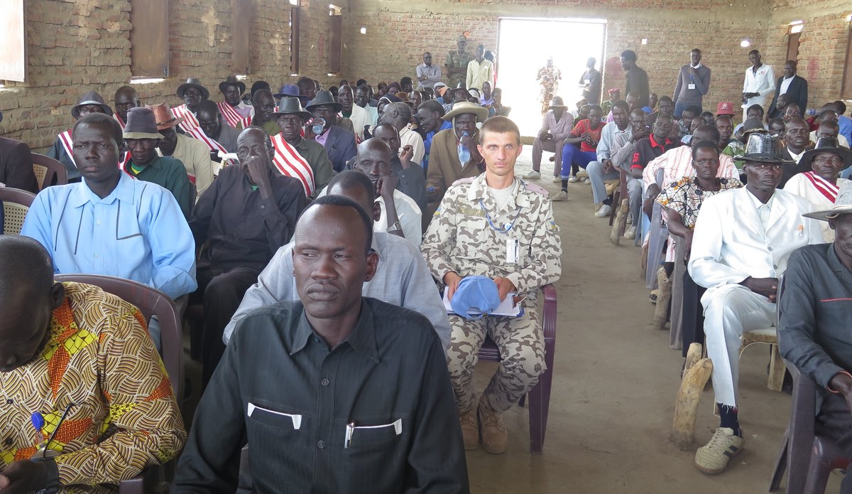 UNMISS facilitates inter-county peace forum in Mayom County South Sudan