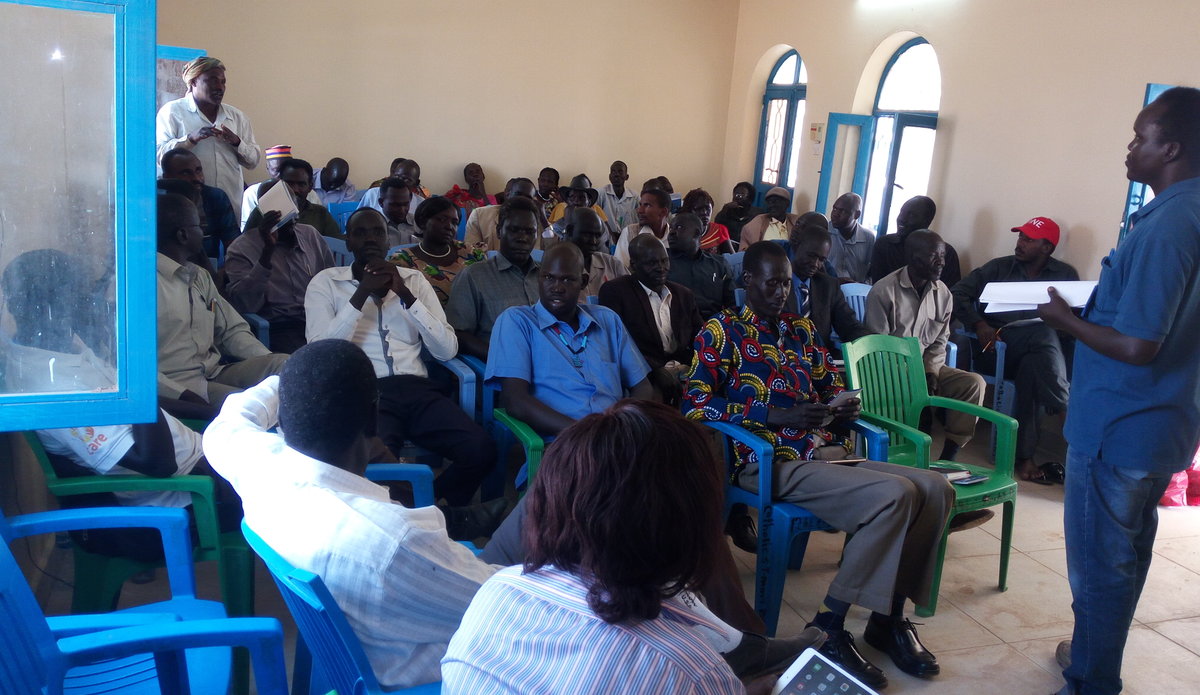 UNMISS holds unique dialogue forum in Pariang, including nomadic groups from Sudan